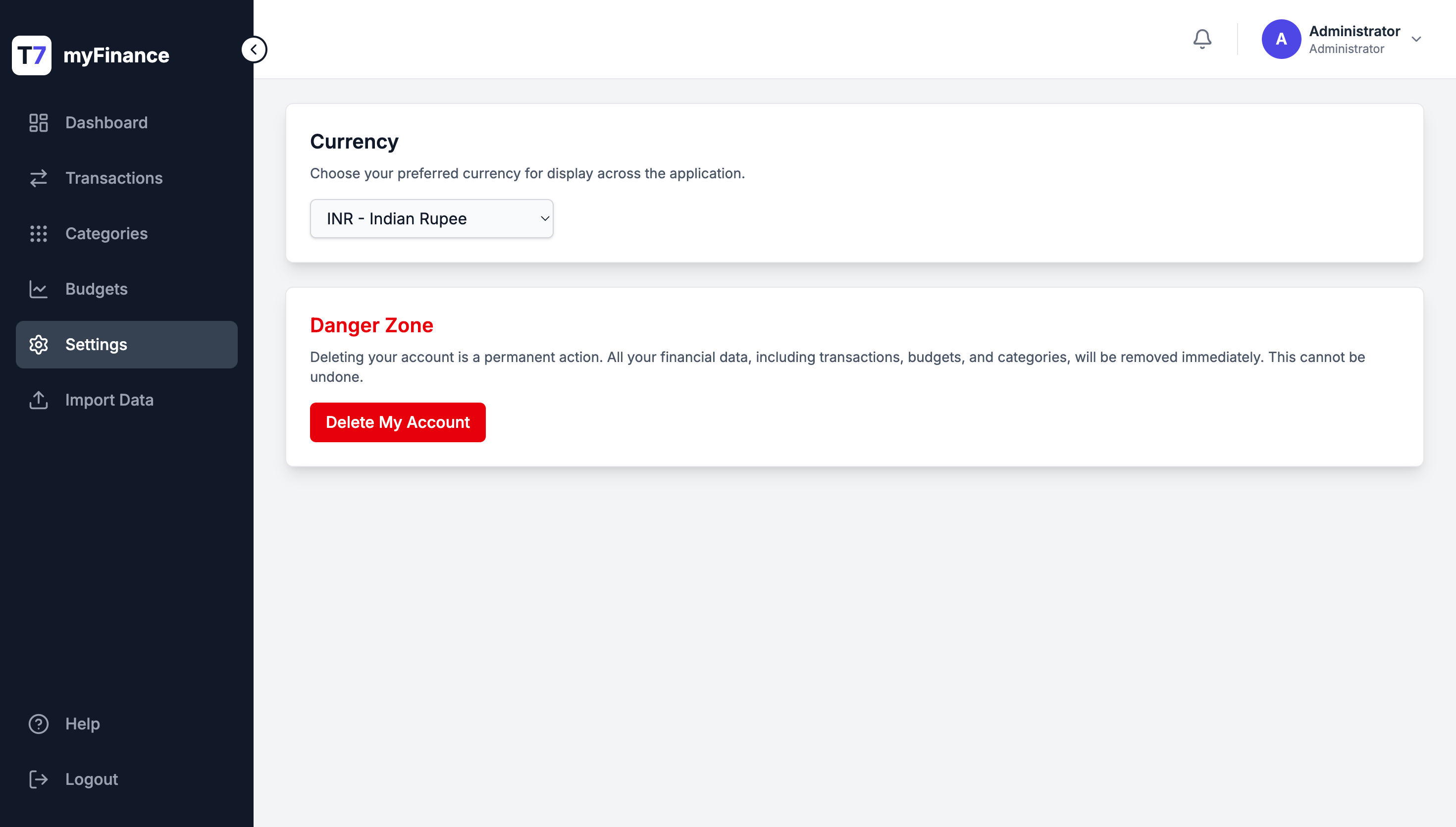 Personal Finance Dashboard — gallery 5