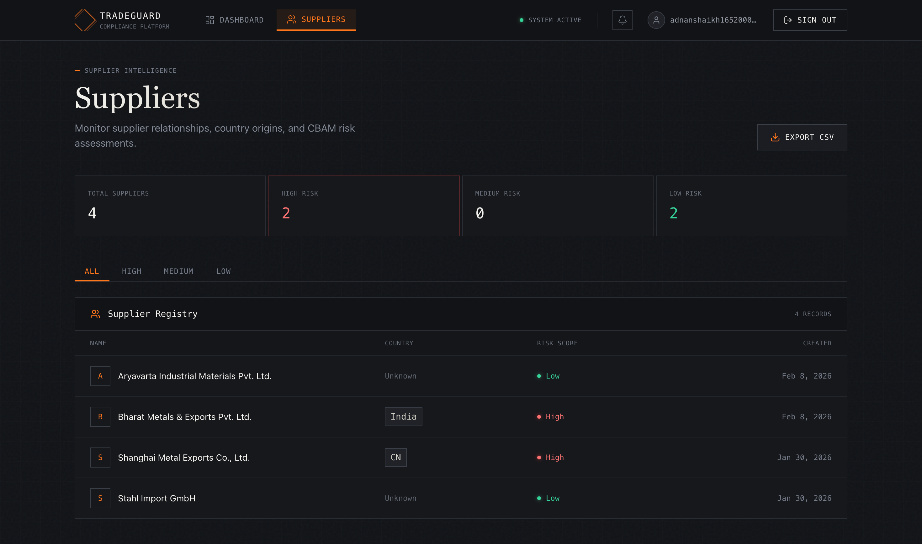 Trade Guard AI-Powered Trade Monitoring Platform — gallery 4
